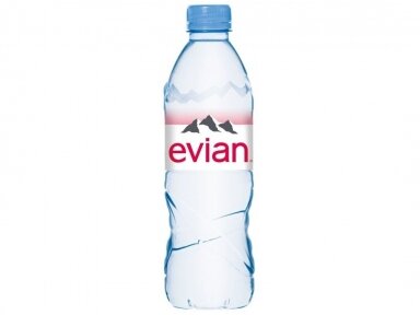 Vanduo Evian pet negaz. 0,5 l
