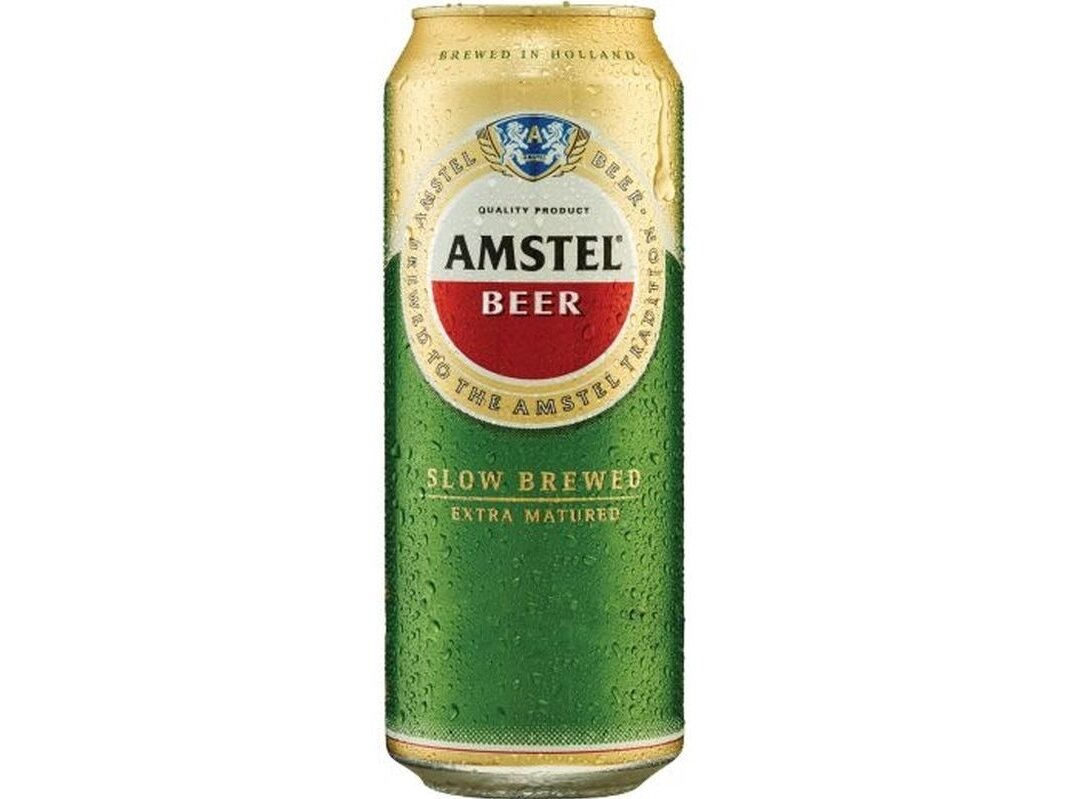 Alus Amstel skard. 0,5 l