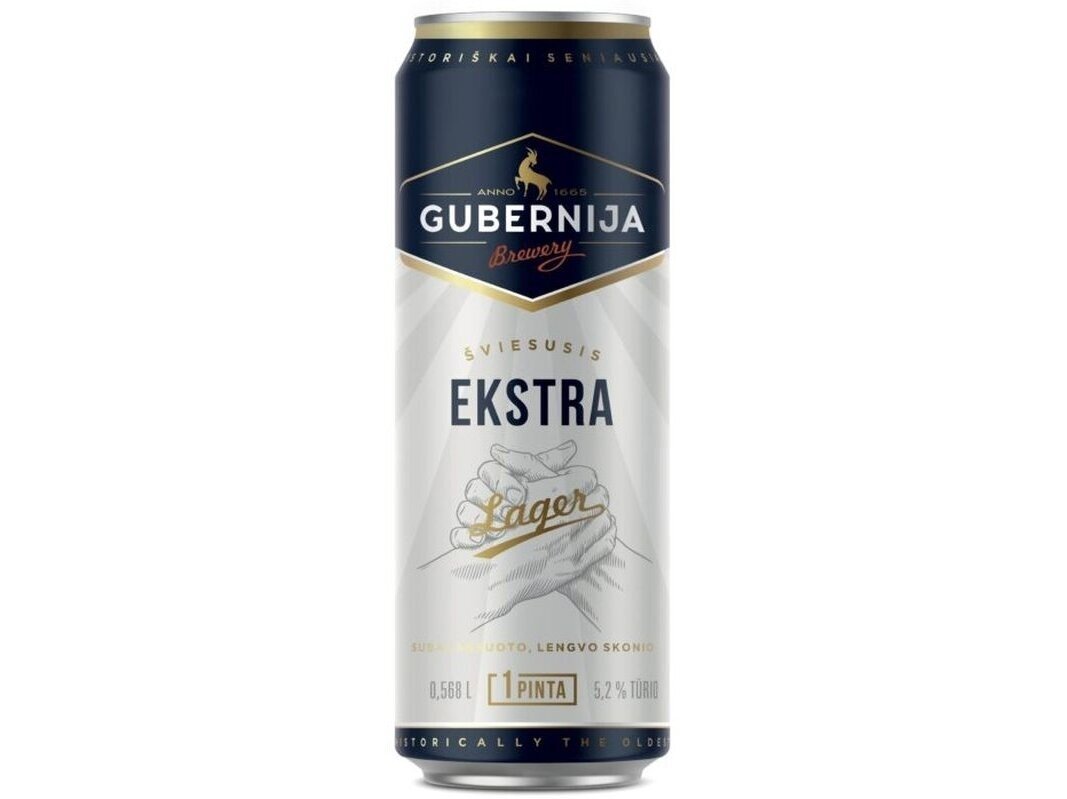 Alus Gubernija Ekstra Lager skard. 0,568 l Alus Gubernija Ekstra Lager skard. 0,568 l