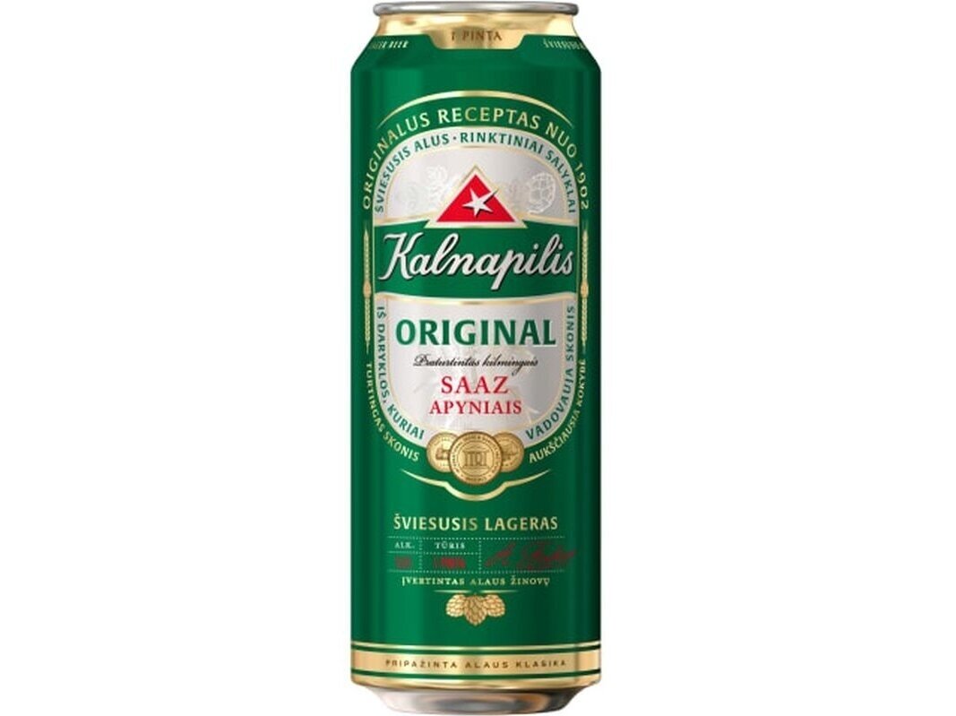 Alus Kalnapilis Original skard. 0,568 l Alus Kalnapilis Original skard. 0,568 l