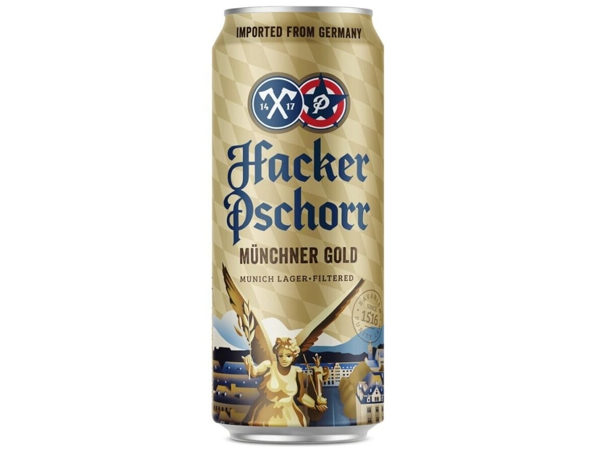Alus Hacker Pschorr Munchner Gold skard. 0,5 l