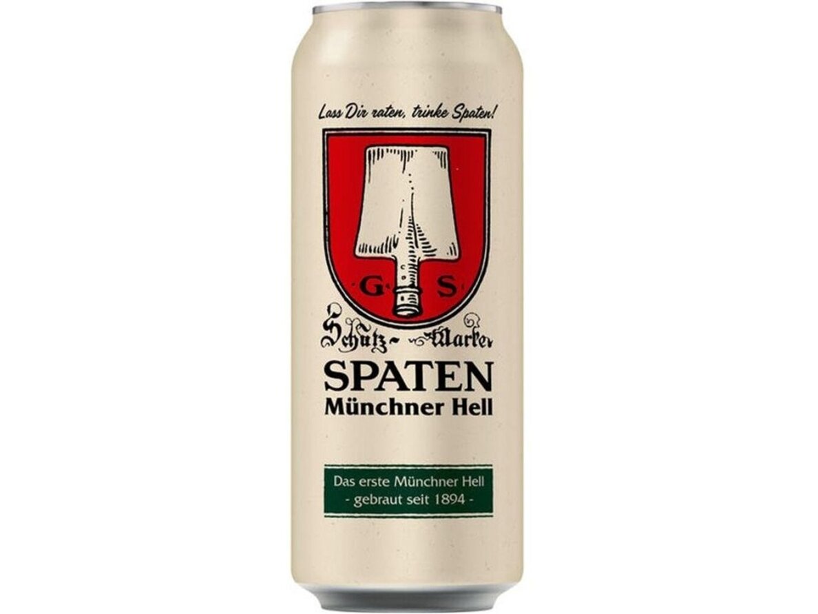 Alus Spaten skard. 0,5 l Alus Spaten skard. 0,5 l