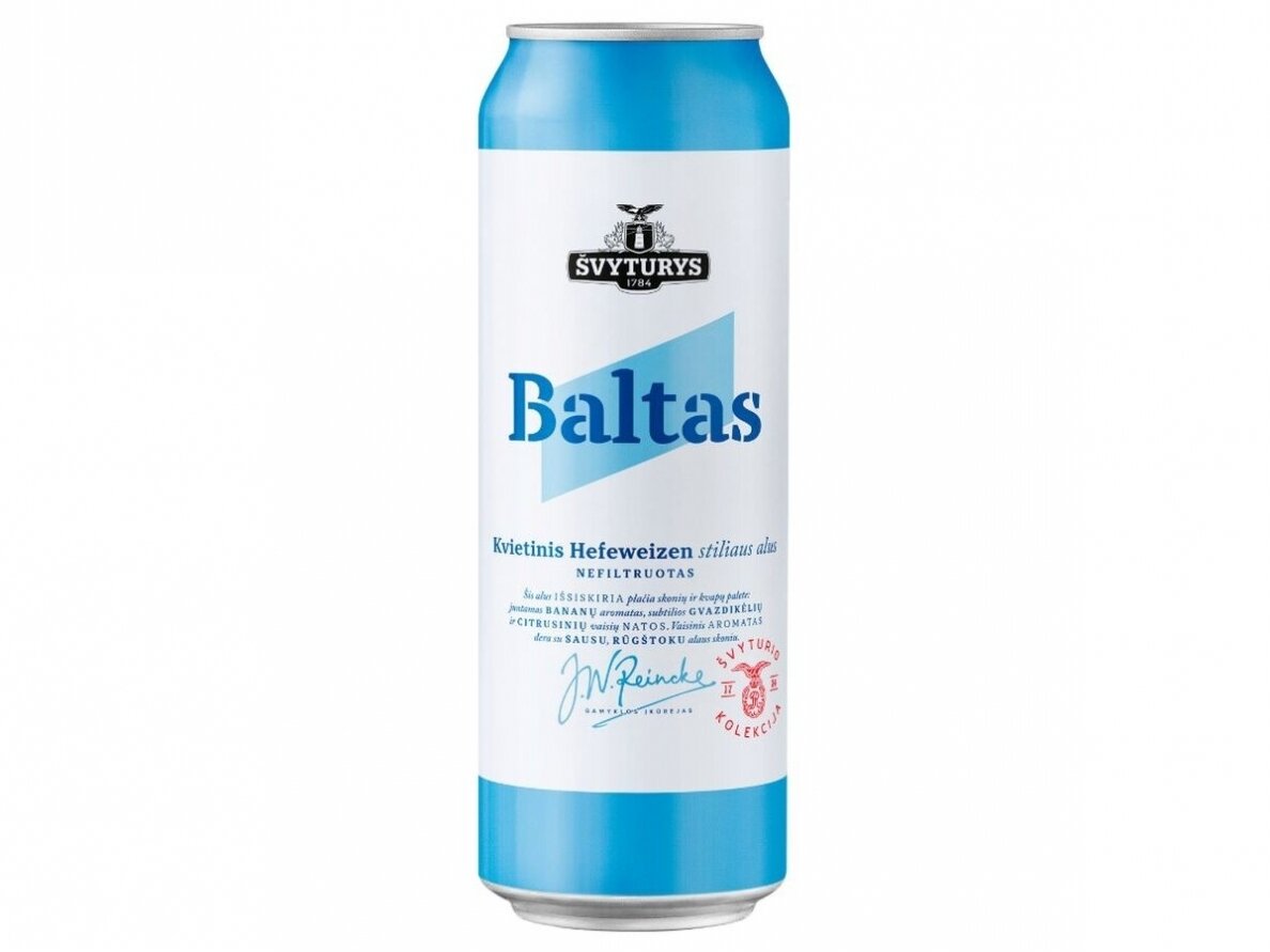 Alus Švyturio Baltas skard. 0,568 l Alus Švyturio Baltas skard. 0,568 l