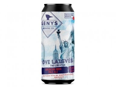 Alus GENYS Dvi laisvės skard. 0,44 l