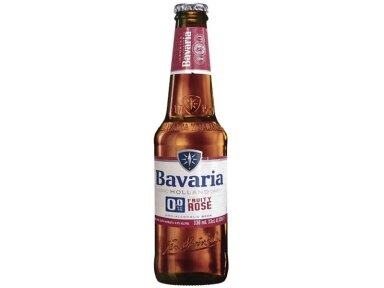 Alus nealkoholinis Bavaria Fruity Rose 0,33 l