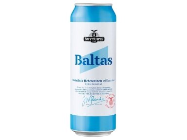 Alus Švyturio Baltas skard. 0,568 l