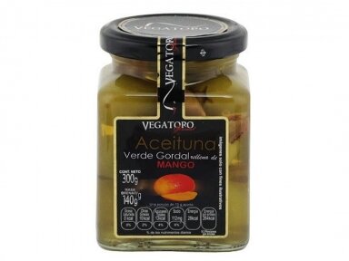 Alyvuogės Vegatoro Pitted Gordal su mangais 300 g
