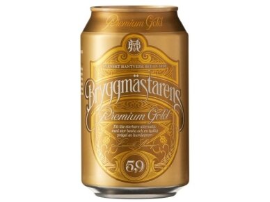 Alus Bryggmästarens Premium Gold skard. 0,33 l Alus Bryggmästarens Premium Gold skard. 0,33 l