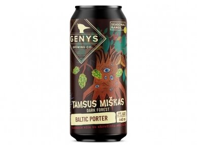 Alus GENYS Tamsus miškas skard. 0,44 l Alus GENYS Tamsus miškas skard. 0,44 l