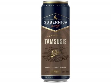 Alus Gubernija Tamsusus Elis skard. 0,568 l Alus Gubernija Tamsusus Elis skard. 0,568 l