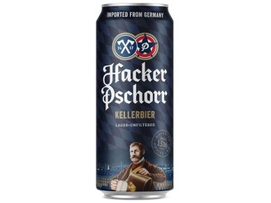 Alus Hacker Pschorr Kellerbier skard. 0,5 l Alus Hacker Pschorr Kellerbier skard. 0,5 l
