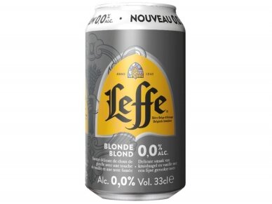 Alus nealkoholinis Leffe Blonde skard. 0,33 l