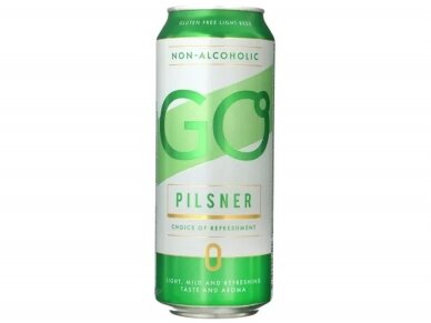 Alus nealkoholinis Švyturio GO Pilsner skard. 0,5 l Alus nealkoholinis Švyturio GO Pilsner skard. 0,5 l