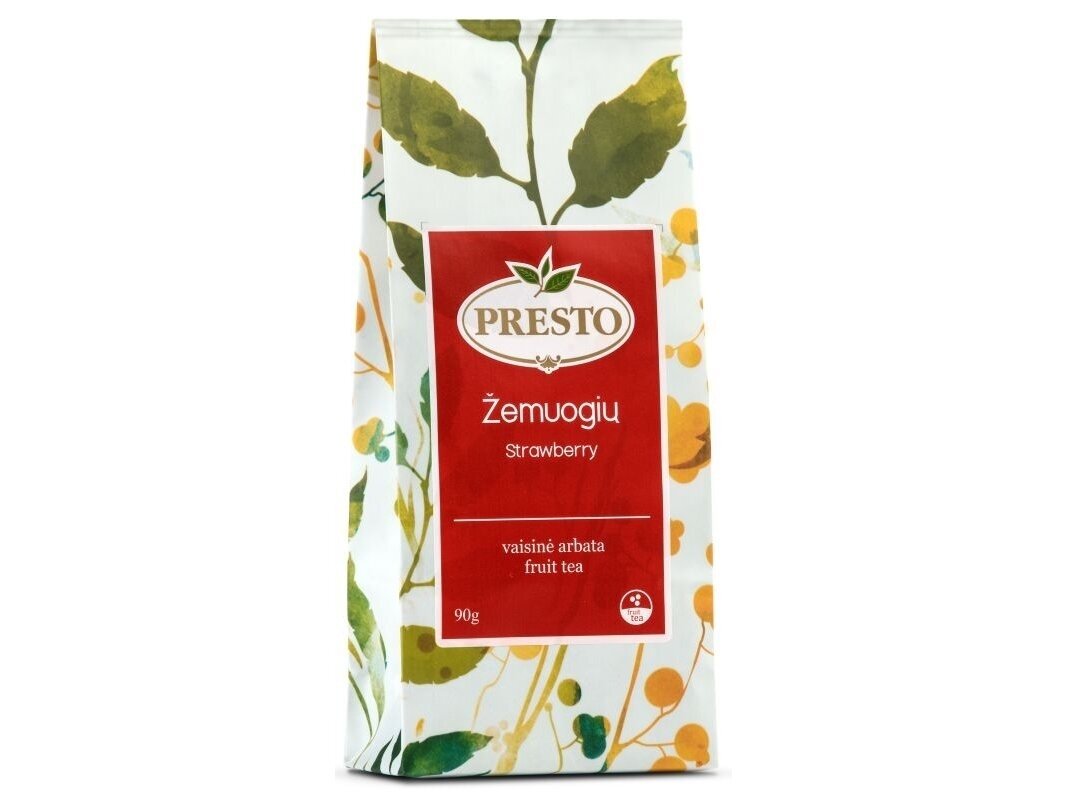 Arbata Presto Žemuogėlė 90 g Arbata Presto Žemuogėlė 90 g