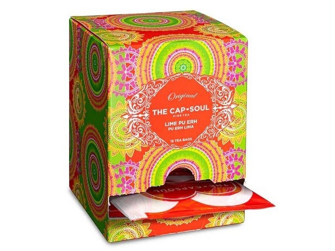 Arbata The Capsoul PU ERH su žaliąja citrina 15 pak.