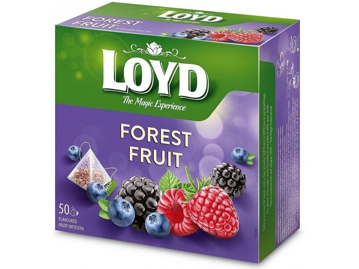 Arbata Loyd miško uogų 50 pak. Arbata Loyd miško uogų 50 pak.