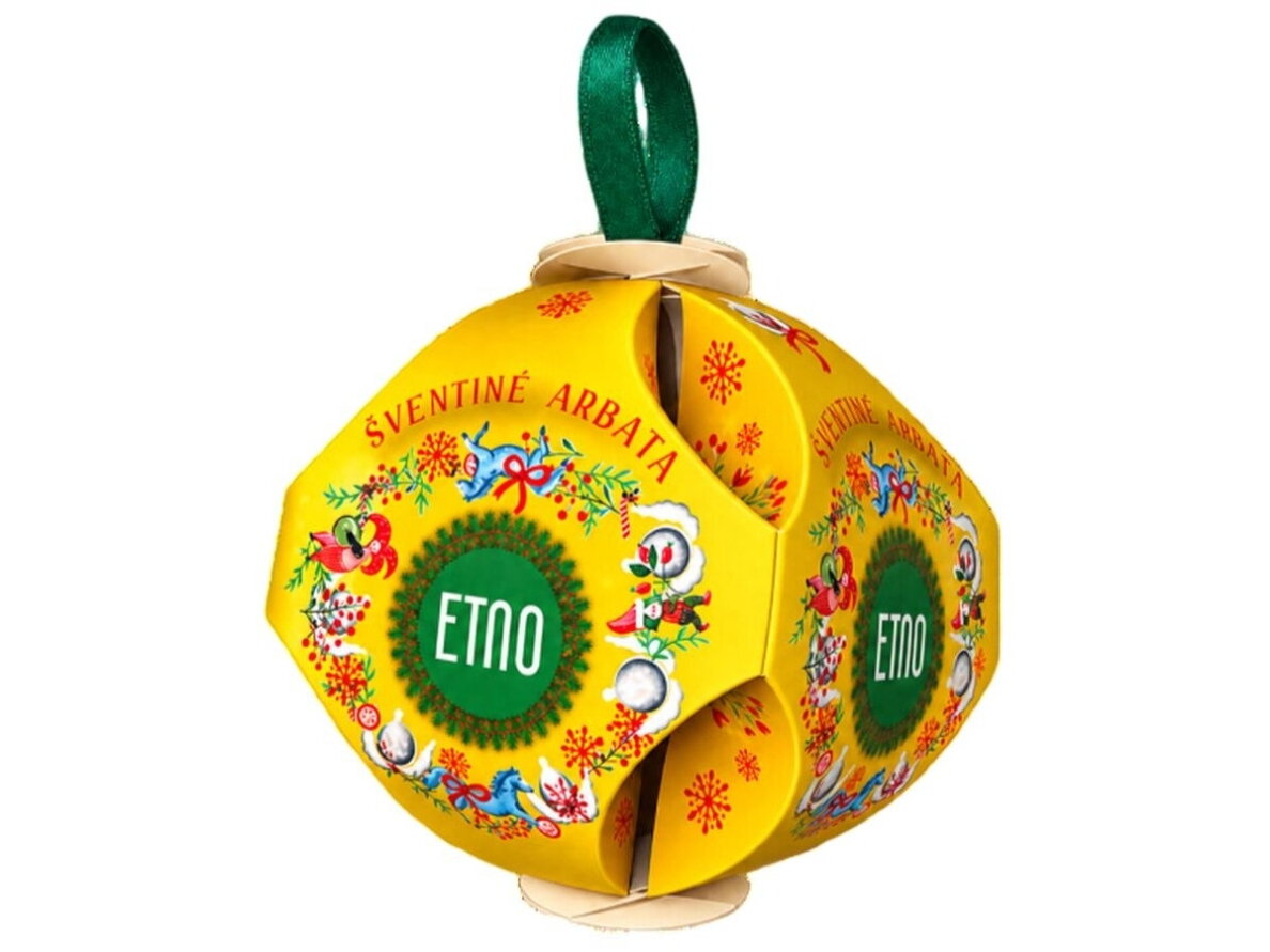 Arbata Etno Kalėdinis Geltonas burbulas 40 g