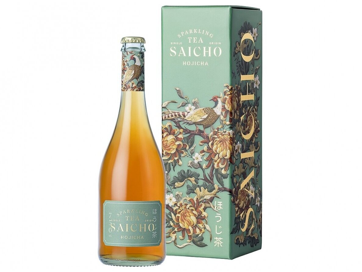 Putojanti arbata Saicho Sparkling Tea Hojicha su dėž. 0,75 l