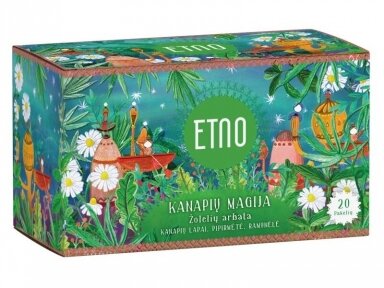 Arbata Etno Kanapių magija 20 pak.
