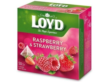 Arbata Loyd aviečių ir braškių 50 pak.