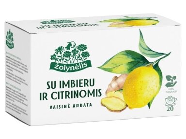 Arbata Žolynėlis su imbieru ir citrinomis 20 pak.