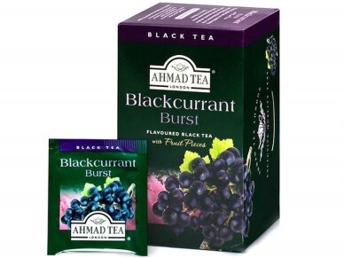 Arbata Ahmad Blackcurrant Burst 20 pak. Arbata Ahmad Blackcurrant Burst 20 pak.