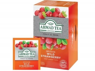 Arbata Ahmad Wild Strawberry 20 pak. Arbata Ahmad Wild Strawberry 20 pak.