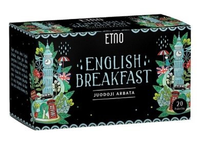Arbata Etno English Breakfast juoda 20 vnt Arbata Etno English Breakfast juoda 20 vnt