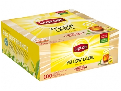 Arbata Lipton Yellow label voke 100 pak.