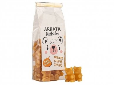 Arbata tirpi Meškiukai imbiero citrinos skonio 125 g Arbata tirpi Meškiukai imbiero citrinos skonio 125 g