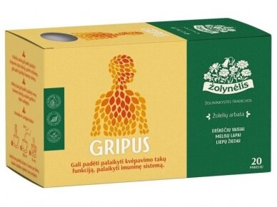 Arbata Žolynėlis Sušalus 20 pak. Arbata Žolynėlis Sušalus 20 pak.