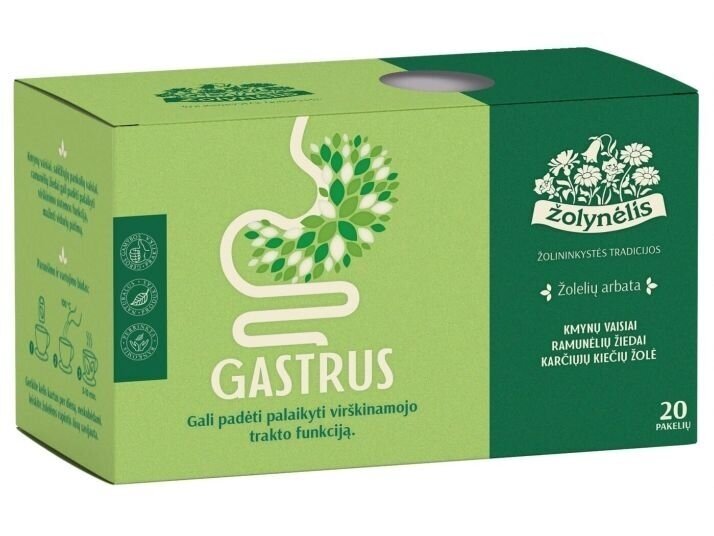 Arbata Žolynėlis Gastrus 20 pak. Arbata Žolynėlis Gastrus 20 pak.