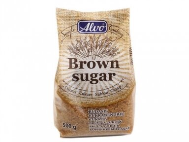 Cukrus Alvo rudas smulkus 500 g