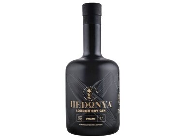 Džinas Hedonya Black XX Umami 0,7 l