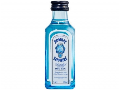 Džinas Bombay Sapphire 0,05 l mini Džinas Bombay Sapphire 0,05 l mini
