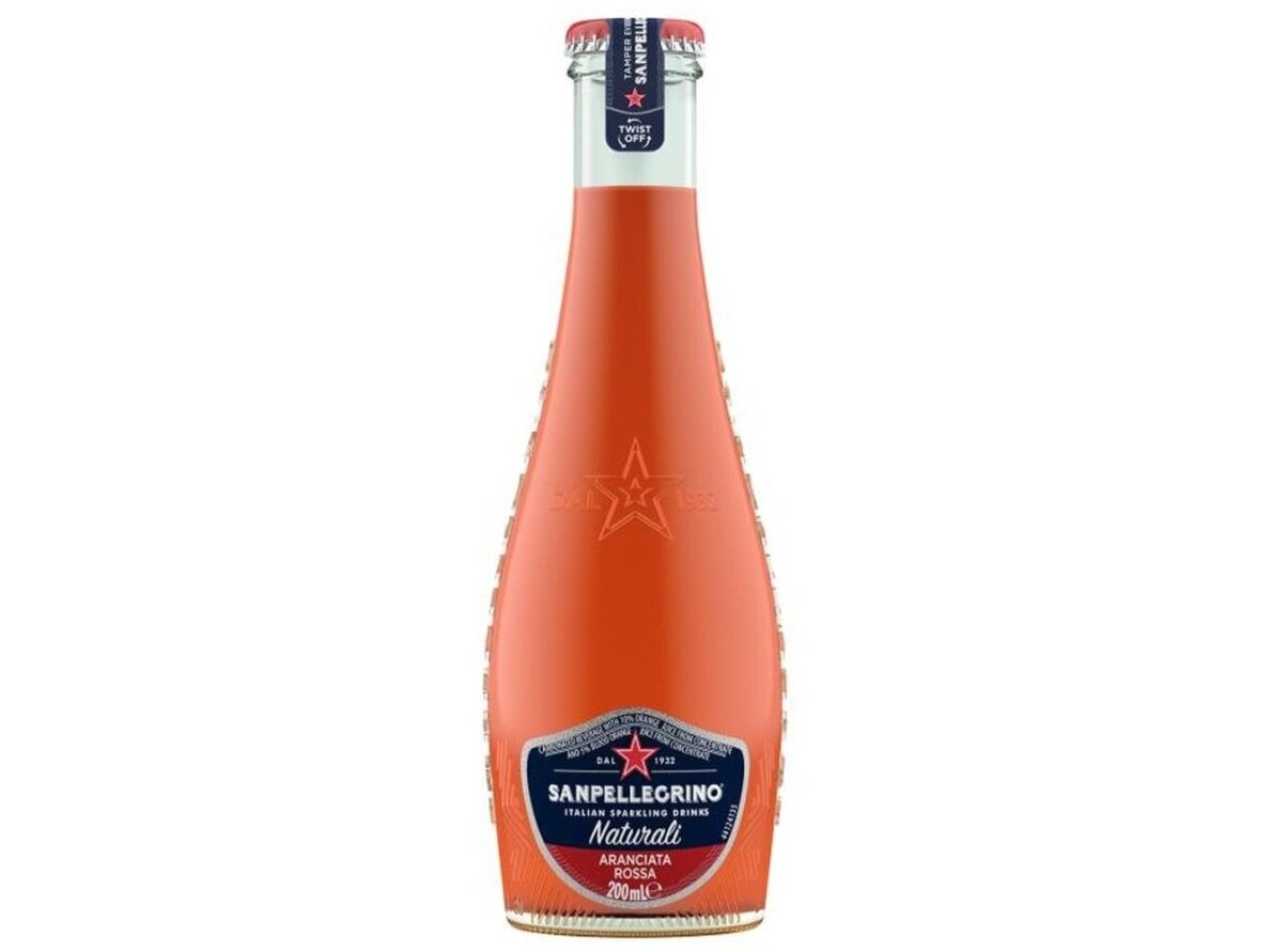 Gėrimas Sanpellegrino Aranciata Rosso Naturali stikle 0,2 l