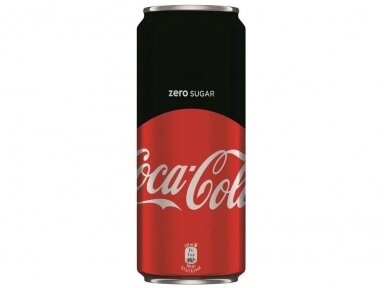 Gėrimas Coca Cola Zero skard. 0,33 l
