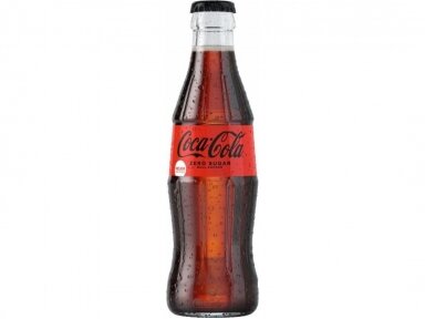 Gėrimas Coca Cola Zero stikle 0,25 l