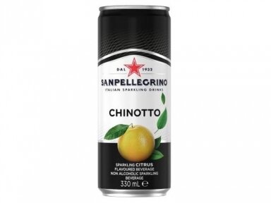 Gėrimas Sanpellegrino Chinotto skard. 0,33 l