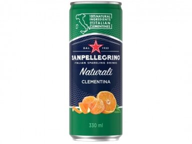 Gėrimas Sanpellegrino Clementina skard. 0,33 l