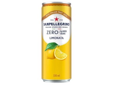 Gėrimas Sanpellegrino Zero Limonata skard. 0,33 l