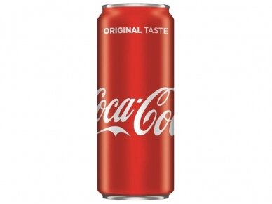 Gėrimas Coca Cola skard. 0,33 l