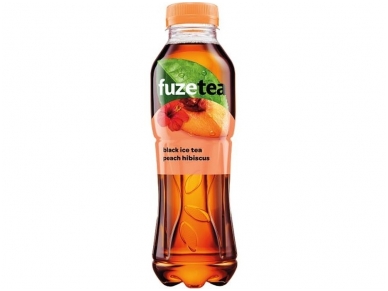 Gėrimas Fuzetea Peach Hibiscus 0,5 l