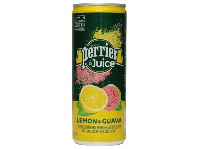 Gėrimas Perrier & Juice Lemon & Guava 0,25 l