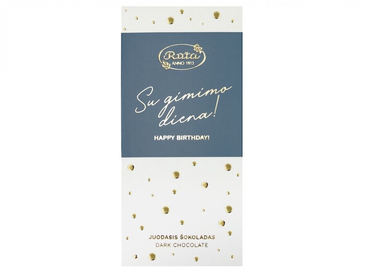 Juodasis šokoladas Su gimimo diena! 70 g Juodasis šokoladas Su gimimo diena! 70 g