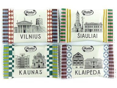 Juodasis šokoladas  Rūta Miestai 500 g