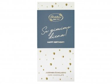 Juodasis šokoladas Su gimimo diena! 70 g