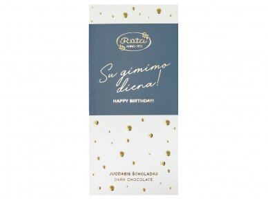 Juodasis šokoladas Su gimimo diena! 70 g Juodasis šokoladas Su gimimo diena! 70 g