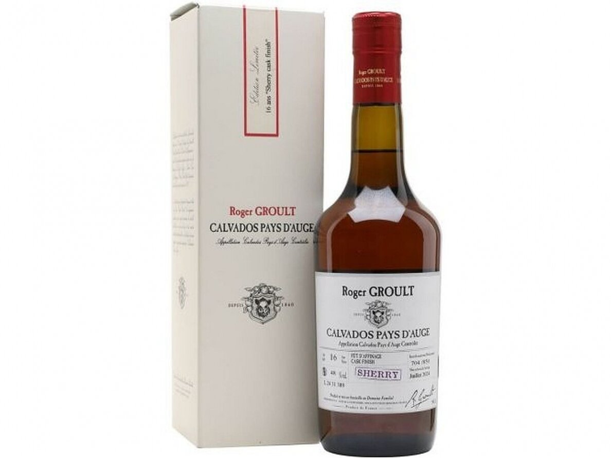 Kalvadosas Roger Groult Calvados Pays d’Auge 16 Sherry Cask Finish 0,5 l Kalvadosas Roger Groult Calvados Pays d’Auge 16 Sherry Cask Finish 0,5 l