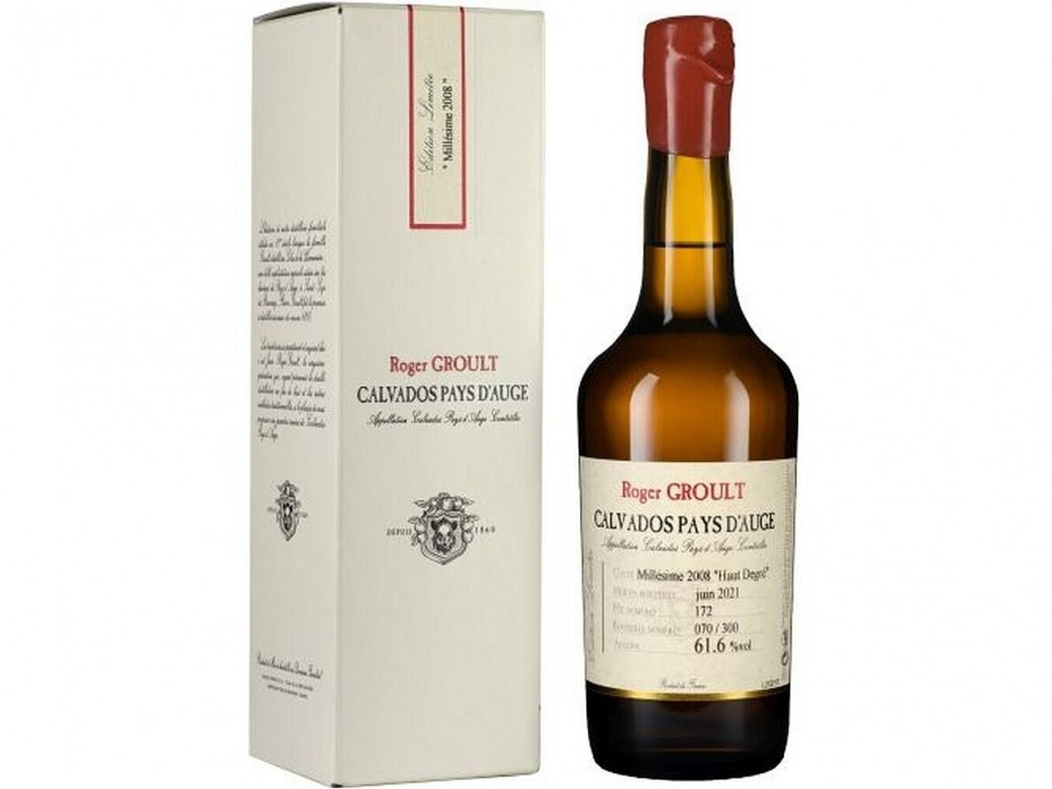 Kalvadosas Roger Groult Calvados Pays d’Auge Millesime 2008 0,5 l Kalvadosas Roger Groult Calvados Pays d’Auge Millesime 2008 0,5 l